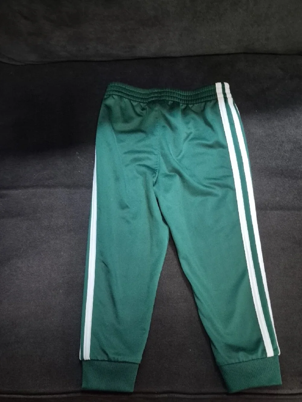 adidas Green Hooded Tracksuit with White Stripes